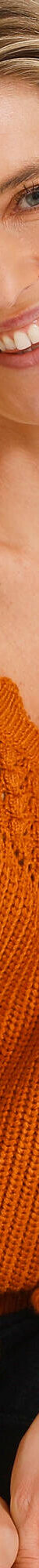 Pull détails ajourés, maille perlée (miel) Pull détails ajourés, maille perlée (miel)